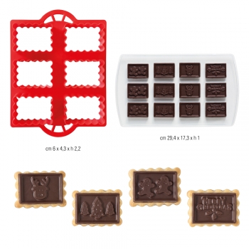 Kit for Chocolate Cookies - Christmas